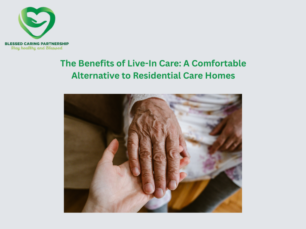 Live-in care helps older adults remain safe, comfortable, and independent in their own homes.